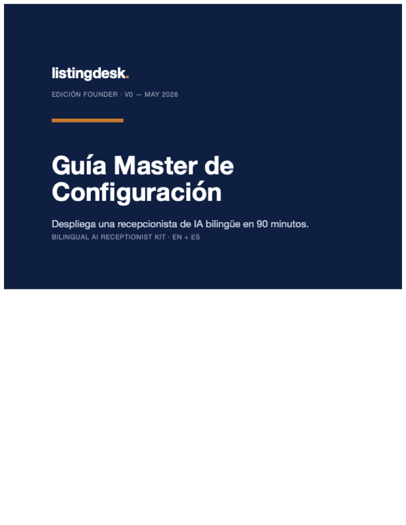 Master setup guide cover ES